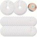 treeday Breast-nursing pads 12pcs Reusable Thickened Pure Cotton Edge Banding Three-layer Cotton Yarn Anti-overflow Breast Pad, Washable Cotton Pad, Breast Pad