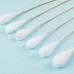 Drfog Cotton sticks for medical purposes 50PCS Unscented Cotton Swabs, Extra Long Bamboo Sticks for Ear Cleaning, Makeup & Beauty Care, Highly Absorbent for Antiseptic Application