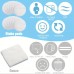 treeday Breast-nursing pads 12pcs Reusable Thickened Pure Cotton Edge Banding Three-layer Cotton Yarn Anti-overflow Breast Pad, Washable Cotton Pad, Breast Pad