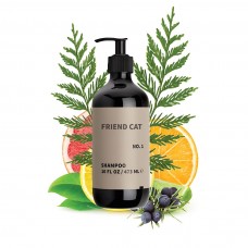 Friend cat Shampoo-conditioners Moisturizing Shampoo | Natural Ingredients w/Coconut Oil, Paraben & Sulfate Free - All Hair Types for Men & Women