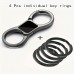 Choiece fariy Key rings Quick Release Spring Heavy-Duty Keychain Manager - Suitable for Both Men and Women Car Keychain DIY Metal KeychainsBackpack Pendant Accessories