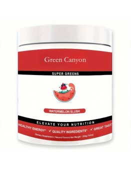 Green Canyon Protein supplement 1/2 btl, watermelon-flavored super green female powder, containing spirulina to supplement daily energy.